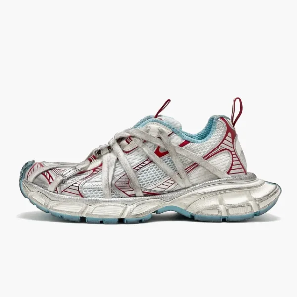 Balenciaga 3XL Extreme Laces White/Red