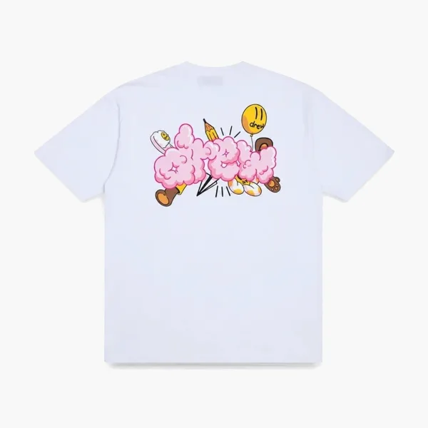 Drew House Doodle Joy ss tee White