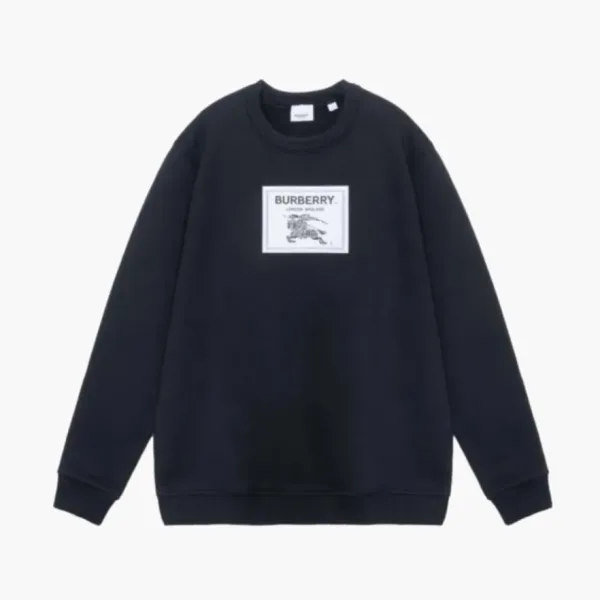 Burberry Prorsum Label Cotton Sweatshirt Black