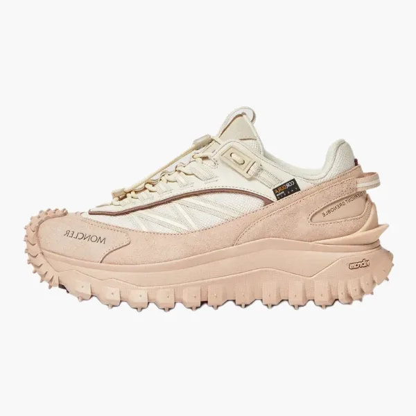 Moncler Trailgrip Lifestyle Shoes Women's Low-top White/Pink