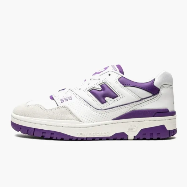 New Balance 550 White Purple
