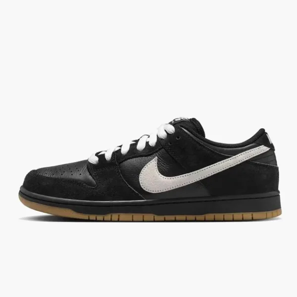 Nike Dunk SB Low Pro Black Suede White Gume