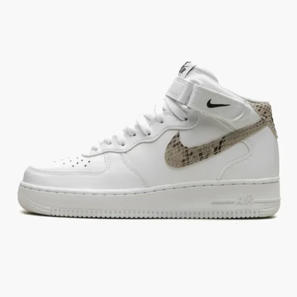 Air Force 1 '07 MID WMNS White Snake Swoosh