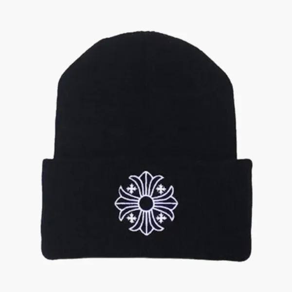 Chrome Hearts Plus Cross Beanie Black