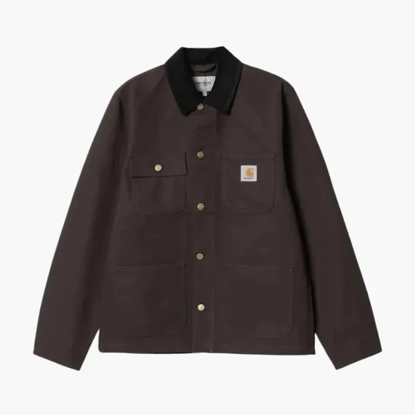Carhartt WIP Michigan Chore Coat Dark Brown