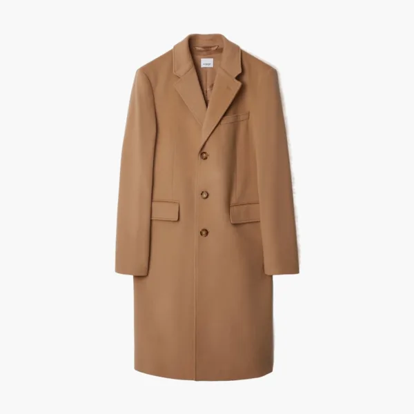 Burberry Wool Cashmere Coat Brown