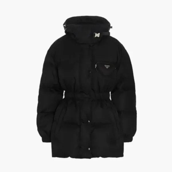 Prada Re-Nylon Down Jacket Black