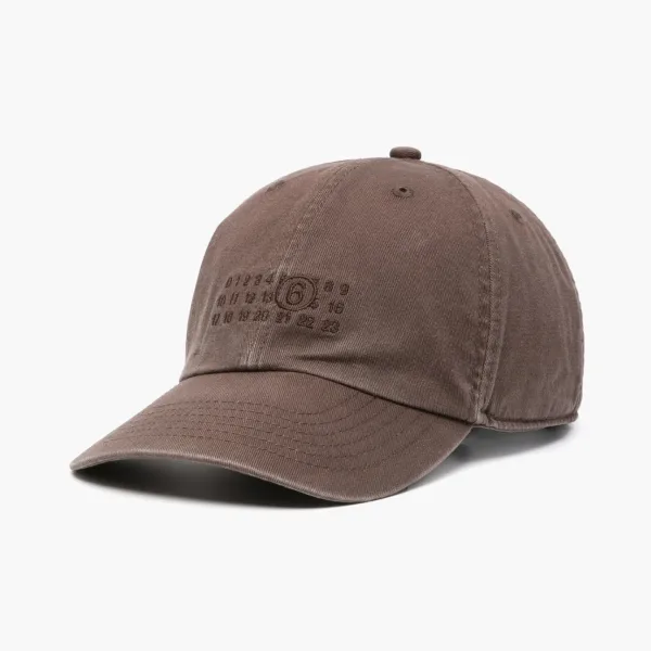 MM6 Maison Margiela Patterned Cap Brown