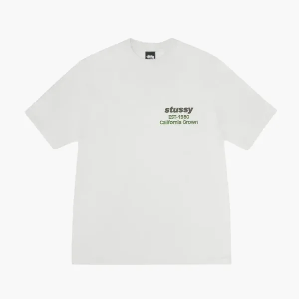 Stussy California Grown Tee Pigment Dyed Natural
