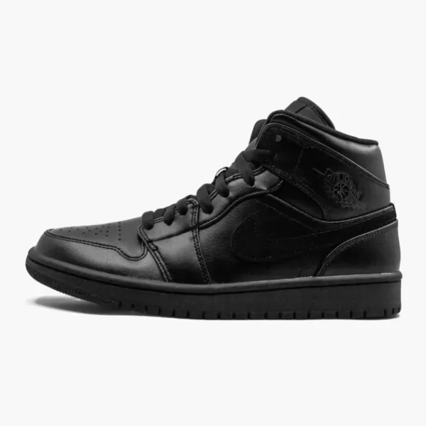 Air Jordan 1 Mid Triple Black