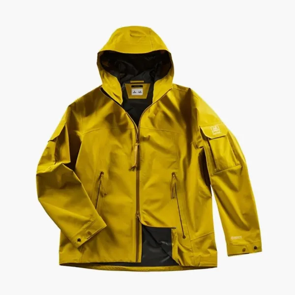 Spyder x C.P. Company Gore-Tex Hardshell  Waterproof Breathable Jacket Yellow Moss
