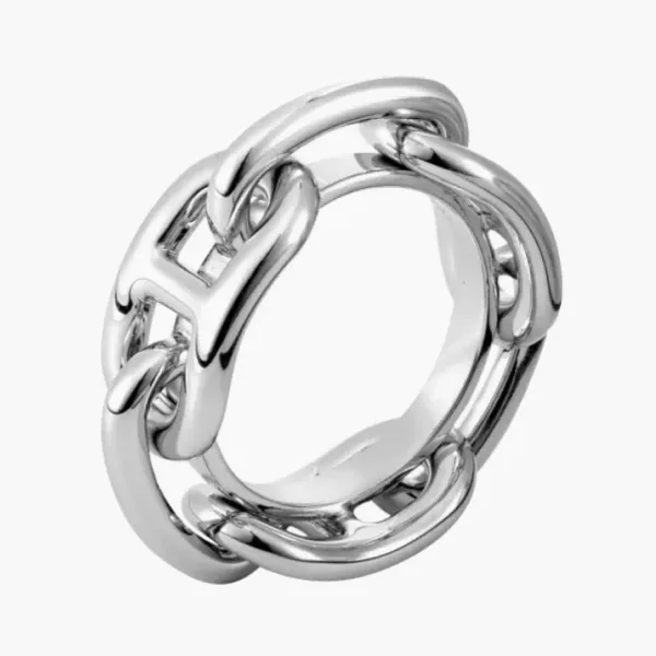 HERMES Metal Ringring Silver