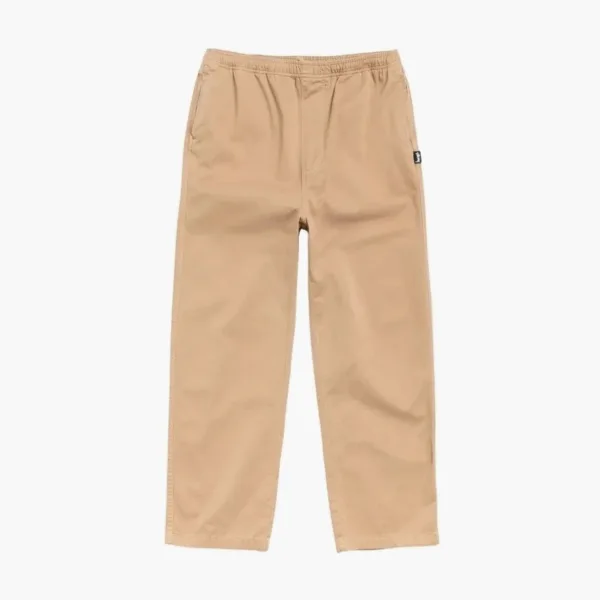 Stussy Beach Cotton Twill Pants Khaki