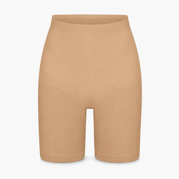 SKIMS Seamless Sculpt Mid Thigh Short Clay