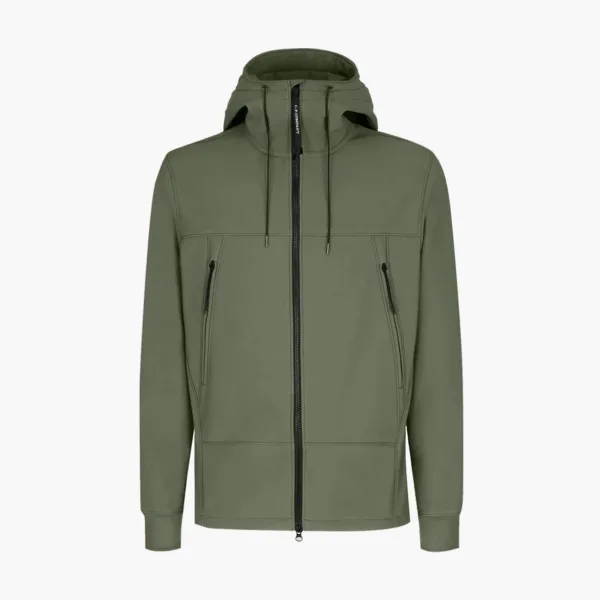 C.P. Company Soft Shell-R Goggle Jacket Ivy Green
