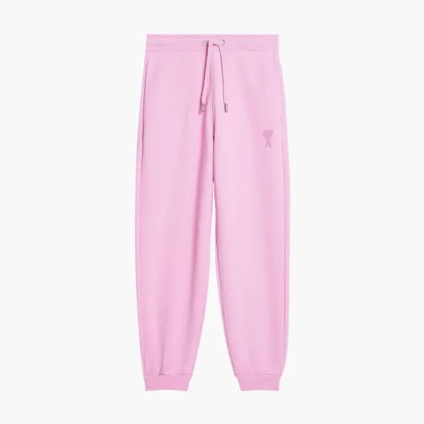 Ami Paris Cotton Track Pants Light Pink