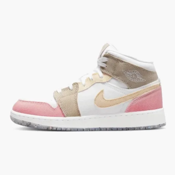 Air Jordan 1 Mid SE GS Pastel Vivid Green Grind