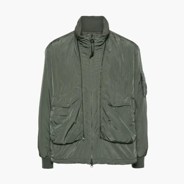 C.P. Company Chrome-R Body technical bomber jacket Green