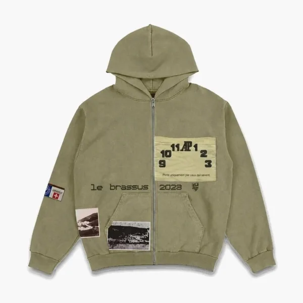 Travis Scott x Audemars Piguet FW23 Hanfu Hoodie Olive
