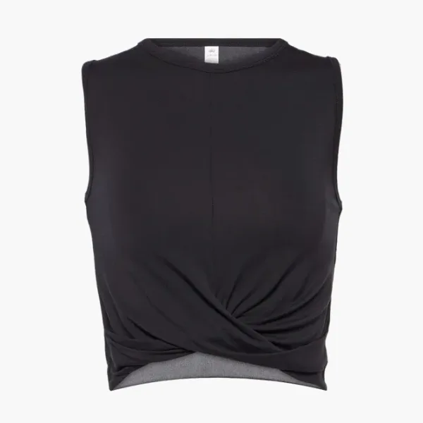 Alo Yoga Cover Tank Black