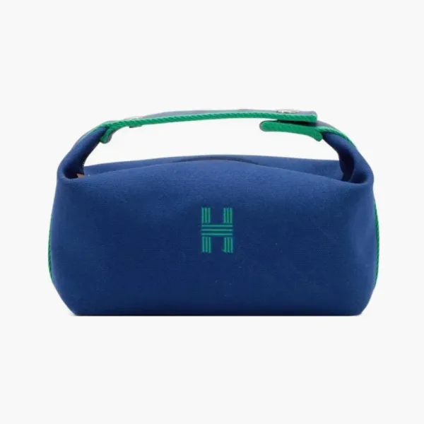 HERMES Bride a Brac Canvas Canvas Unisex Marine Blue