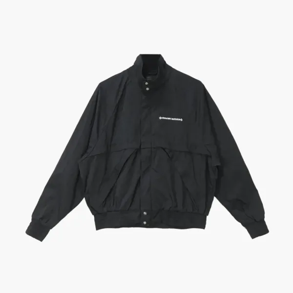Chrome Hearts Scroll Script Cross Logo Light Outdoor Jacket Black
