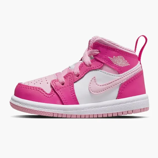 Air Jordan 1 Mid TD Fierce Pink