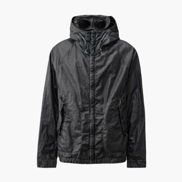 C.P. Company Waxed Goggle Jacket Black
