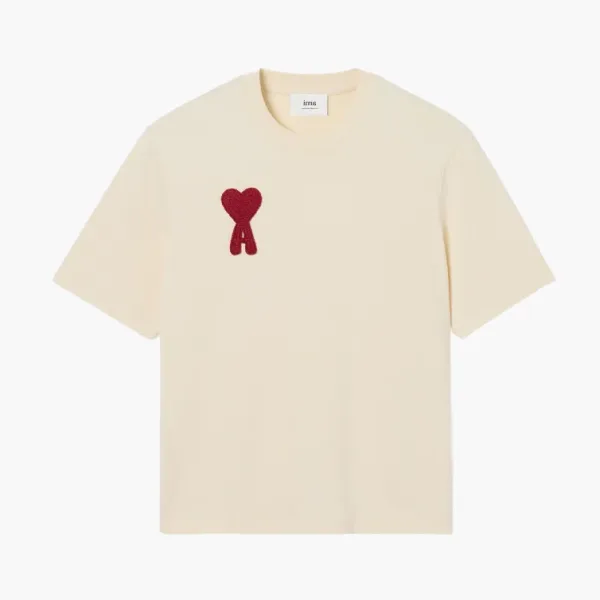 Ami Paris Cream Apricot Shirts Creamy Apricot