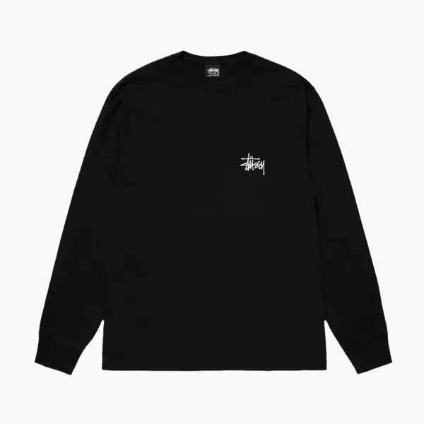 Stussy Basic Long-Sleeve Tee  Black