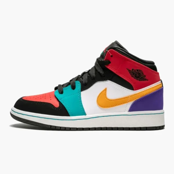 Air Jordan 1 Mid GS Multicolor
