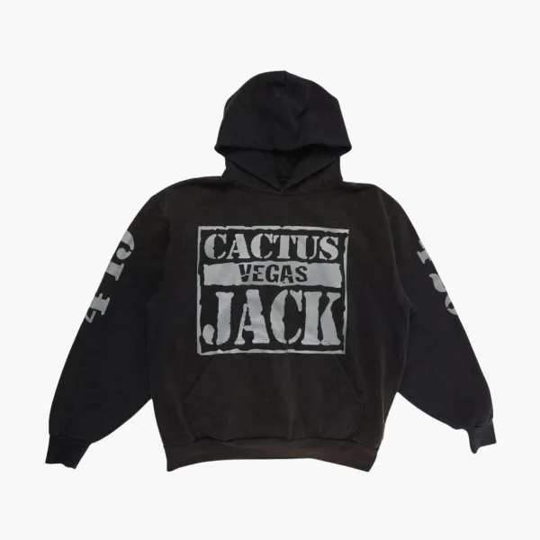 Cactus Jack by Travis Scott x WWE WrestleMania Pullover Hoodie Black