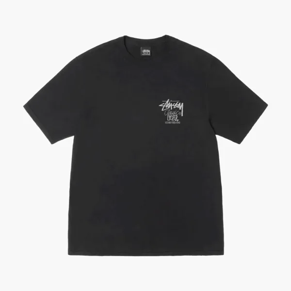 Stussy Classic Gear Pigment Dyed Tee Black