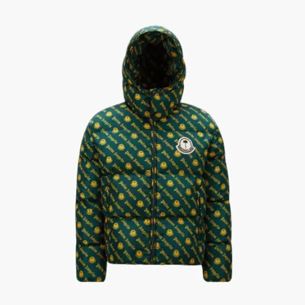 Moncler x Palm Angels Thompson Short Down Jacket Dark Green