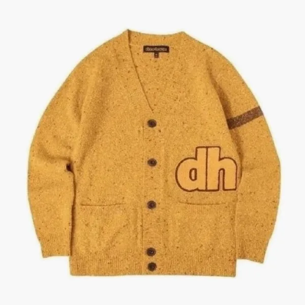 Drew House Varsity Cardigan Yellow