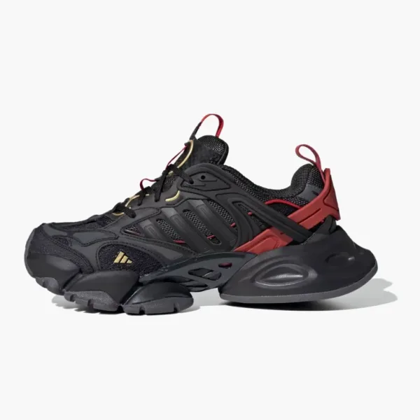 Adidas XLG Runner Deluxe Black Gold Metallic Red