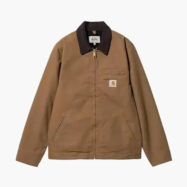 Carhartt WIP Detroit Jacket Logo Hamilton Brown
