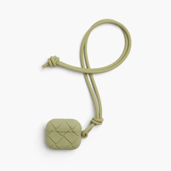 Bottega Veneta AirPods Case Travertine