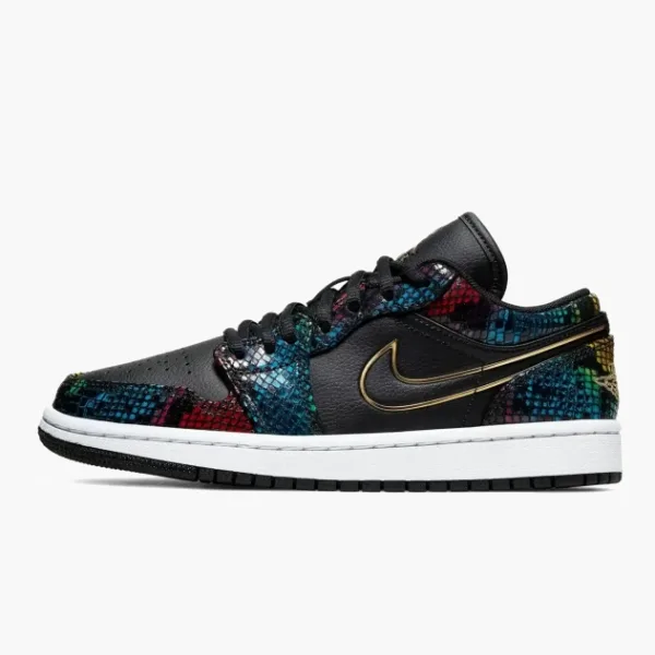 Air Jordan 1 Low WMNS Multicolor Snakeskin