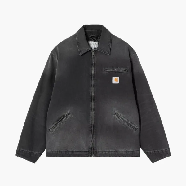 Carhartt WIP OG Detroit Jacket Black Grind Wash