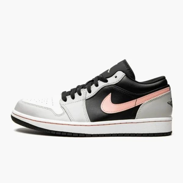 Air Jordan 1 Low Black Grey Pink