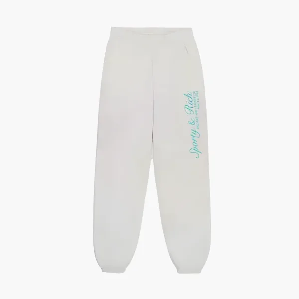 Sporty & Rich Knitted Sports Pants Mens Gray