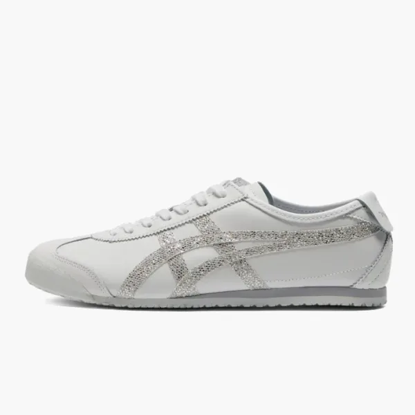 Asics Onitsuka Tiger Mexico 66 Candy Glitter Series White Pure Silver