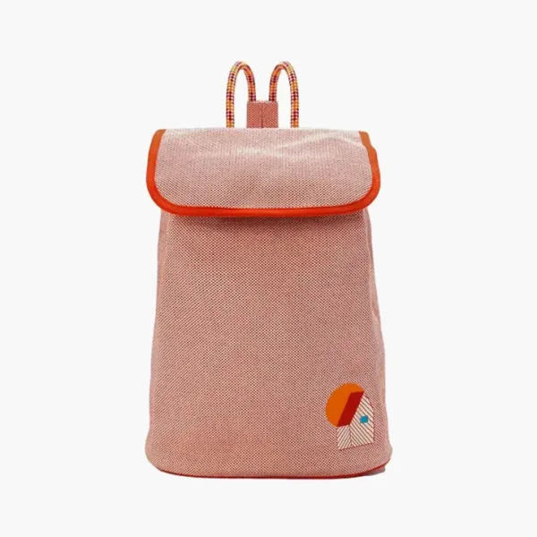 Hermès Finland Les Cabanes backpack Orange & Berry Red