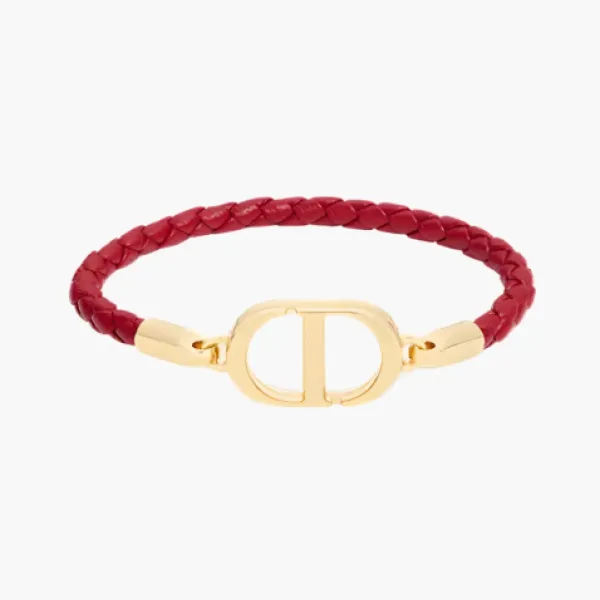 Dior leather bracelet WMNS Red