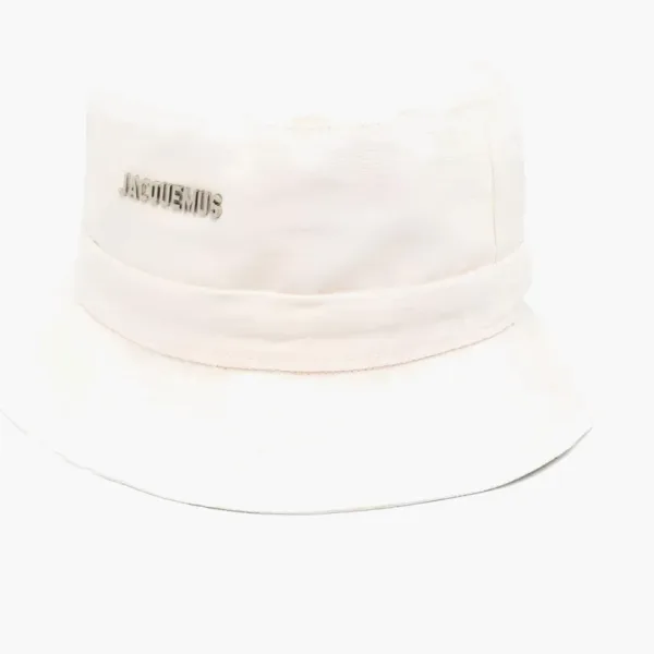 Jacquemus Cotton Hat Whtie