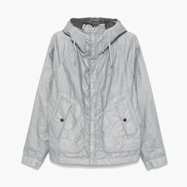 C.P. Company Waxed Jacket Lino Grey