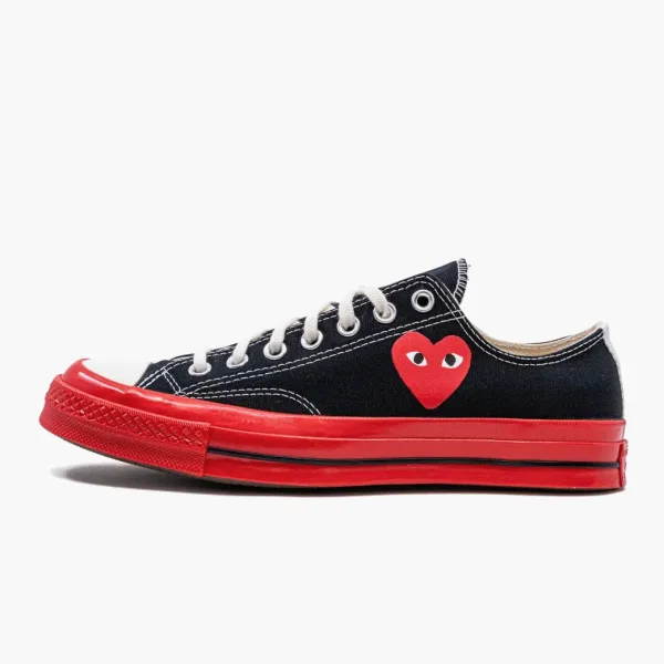 Comme des Garçons Play x Chuck 70 Low Black Red