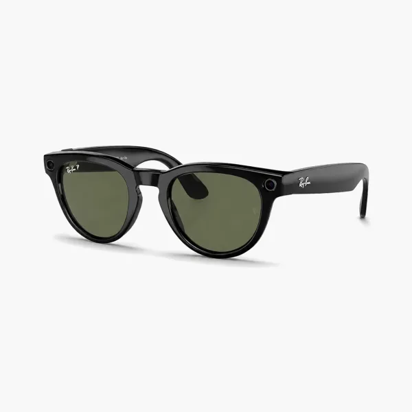 Ray-Ban Meta Headliner Shiny Black / Polar G15 Green