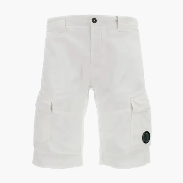 C.P. Company Lens Cargo Shorts White